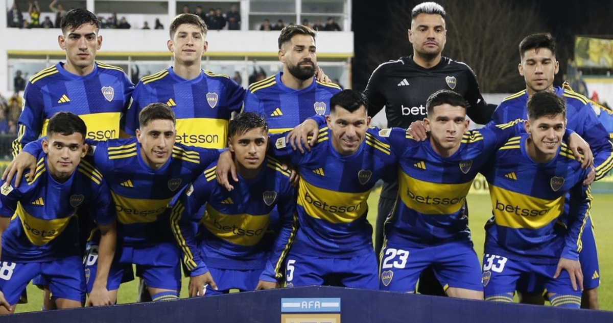 Gary Medel tuvo su reestreno con Boca Juniors en Argentina.