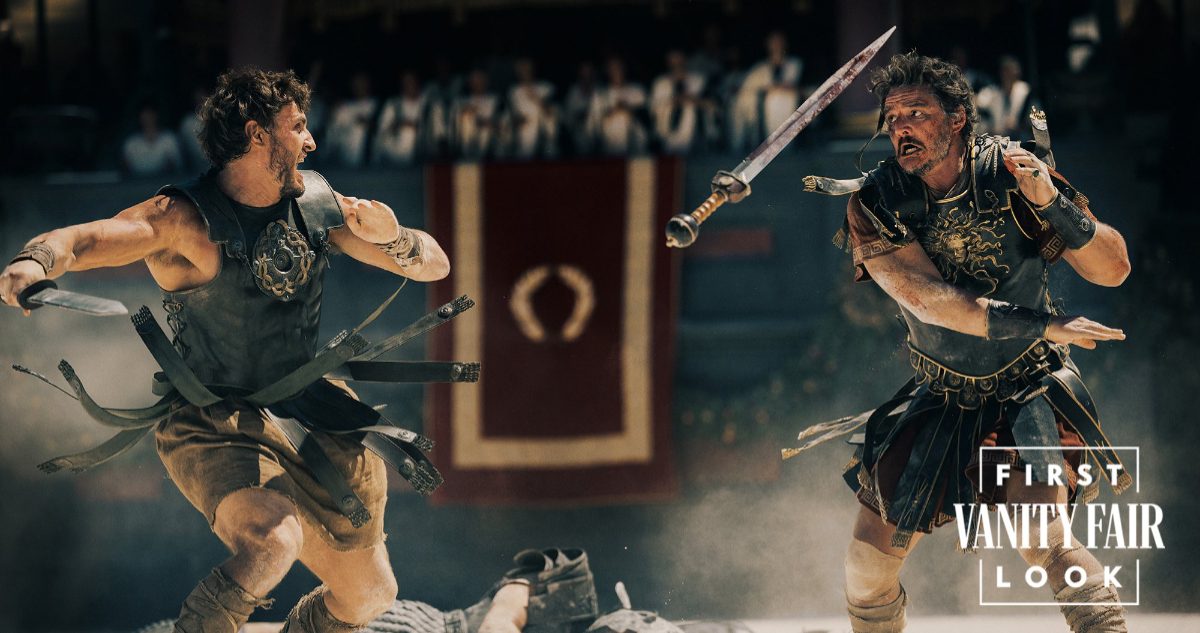 Pedro Pascal y Paul Mescal en ‘Gladiador 2’