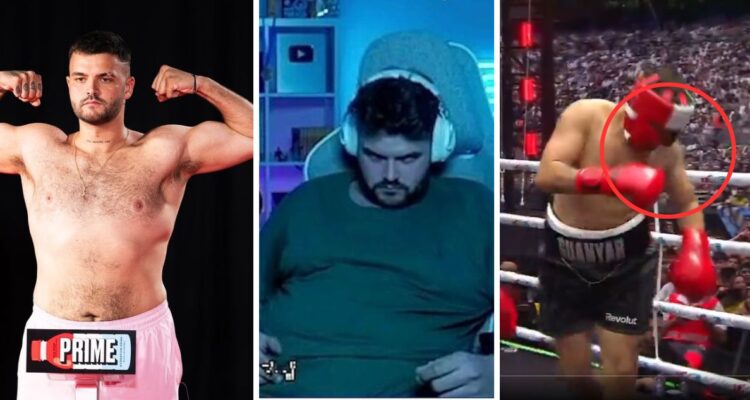 Guanyar , e streamer español que bajó más de 30 kilos para La Velada del Año 4 y perdió tras dislocarse el hombro ante La Cobra.