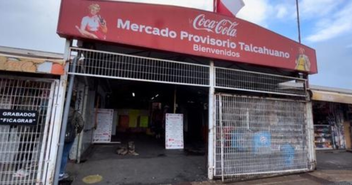 HOMBRE INTENTA INCENDIAR MERCADO PROVISORIO DE TALCAHUANO