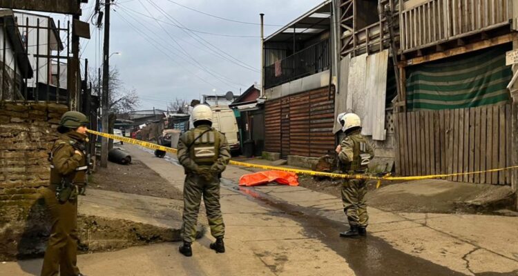Bío Bío: investigan homicidio con arma de fuego en población Chile Barrio de Los Ángeles