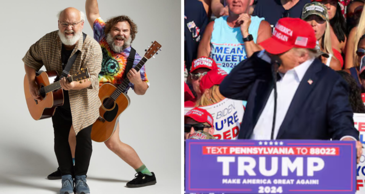 Jack Black detiene gira de Tenacious D tras comentarios de compañero sobre atentando contra Trump