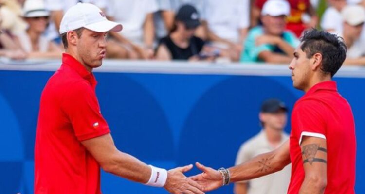 Jarry y Tabilo eliminados del dobles de los JJOO de París 2024