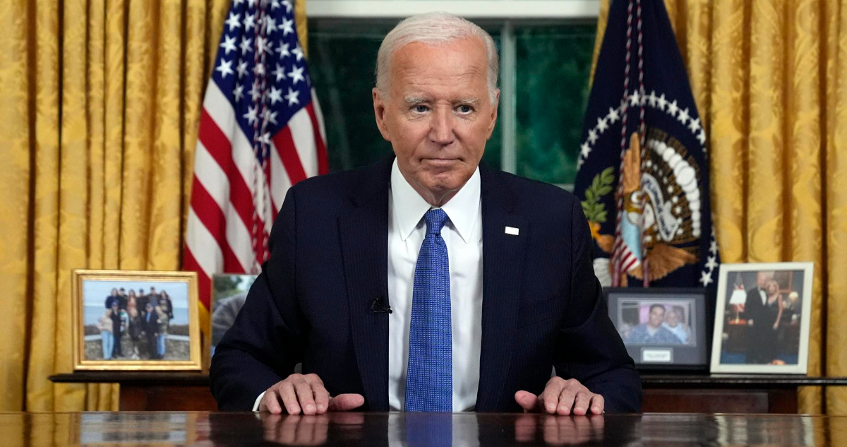 Joe Biden afirma que se retiró de la carrera presidencial por la “defensa a la democracia”