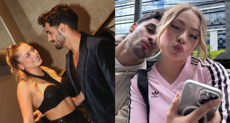 Jorge Aldoney y Skarleth Labra en referencia a su relación