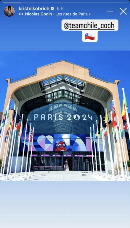 Köbrich y Team Chile en la Villa Olímpica.