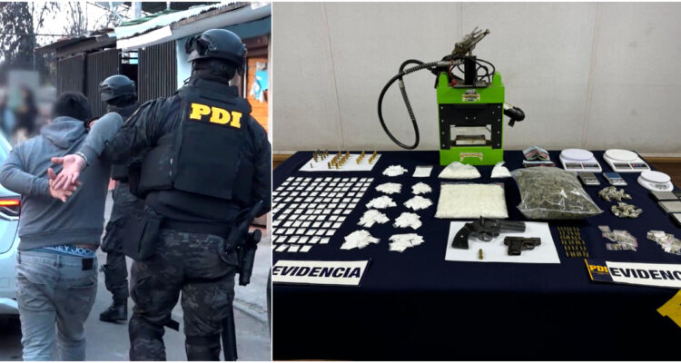 La colusión de la droga: detienen a 11 traficantes que pactaron no atacarse mutuamente en Pudahuel