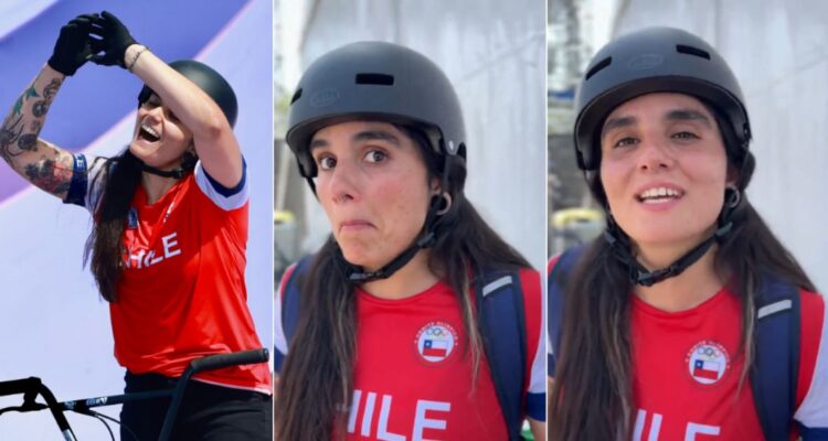 La alegría de Macarena Pérez por brillante paso a la final de JJOO de París en ciclismo bmx freestyle