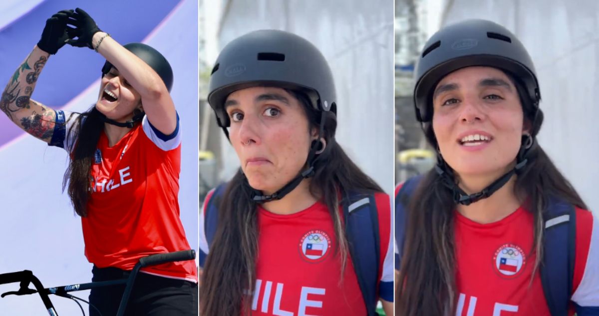 La alegría de Macarena Pérez por brillante paso a la final de JJOO de París en ciclismo bmx freestyle