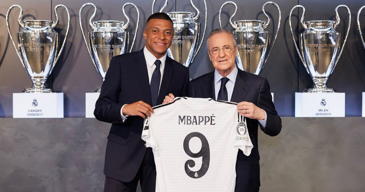 Mbappé ya es jugador del Real Madrid: “Desde niño tuve este sueño” dijo el francés ante una multitud