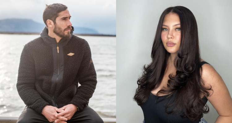 Pedro Astorga (izquierda) y Michelle Carvalho (derecha) en referencia a relación