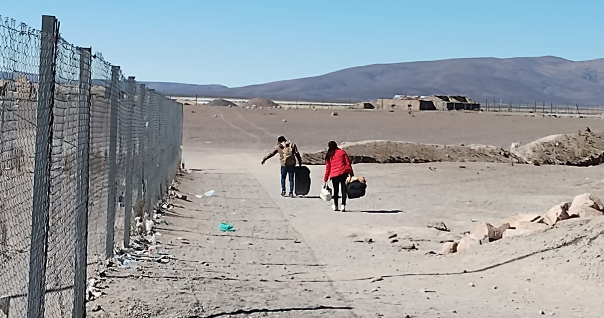 migrantes irregualres colchane