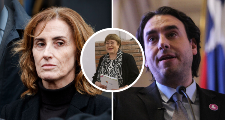 Imagen de Marcela Cubillos y Vlado Mirosevic por tenso cruce por dichos de expresidenta Michelle Bachelet sobre Venezuela.