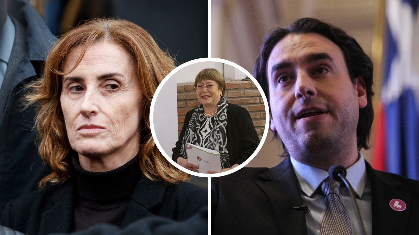 Imagen de Marcela Cubillos y Vlado Mirosevic por tenso cruce por dichos de expresidenta Michelle Bachelet sobre Venezuela.