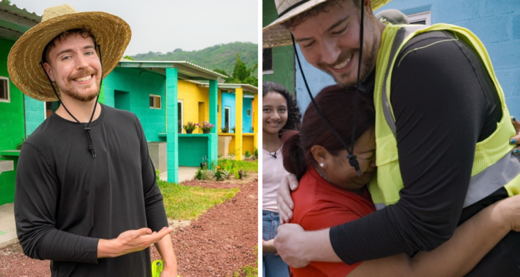 MrBeast, el conocido creador de contenidos estadounidense, mostró a través de un nuevo video en su canal de YouTube que creó y regaló 100 casas en cinco países.