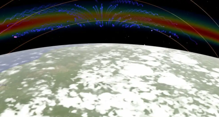 La NASA descubrió formas inusuales en la alta atmósfera terrestre que se asemejan a las letras “X” y “C”, a través del instrumento GOLD.