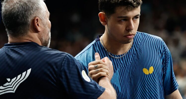 Nicolás Burgos se despide en individuales de los JJOO de París 2024