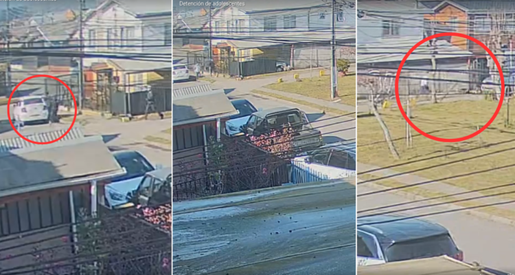 Adolescentes de 16 años son detenidos por asaltar a mujer en Hualpén: quedaron en libertad