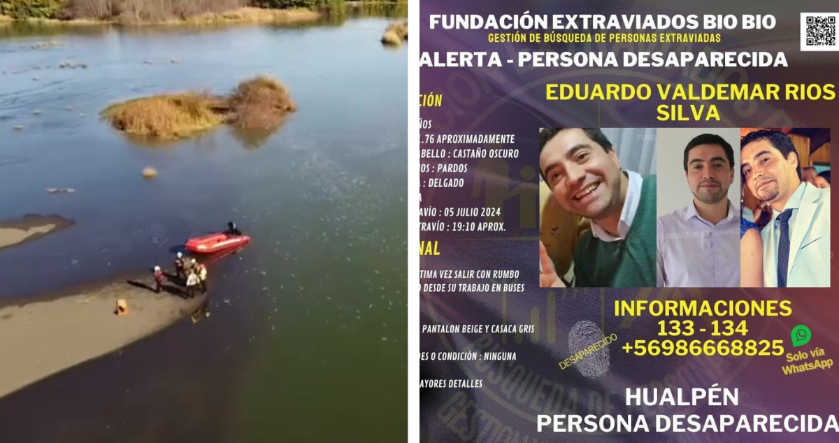 Hallan cadáver a orillas de Río Bío Bío en Hualpén en medio de búsqueda de hombre desaparecido