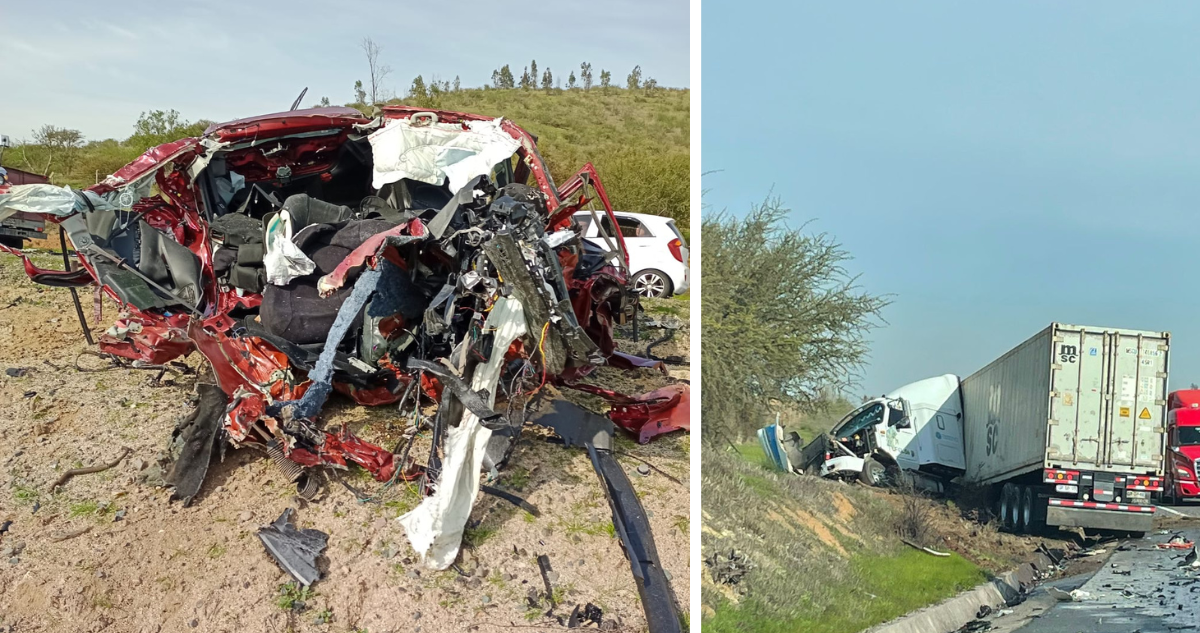 Violento accidente de tránsito se registra en Casablanca: auto involucrado quedó totalmente destruido