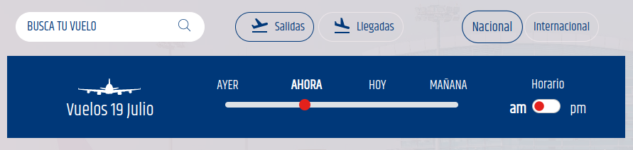 Estado de vuelos Aeropuerto Nuevo Pudahuel