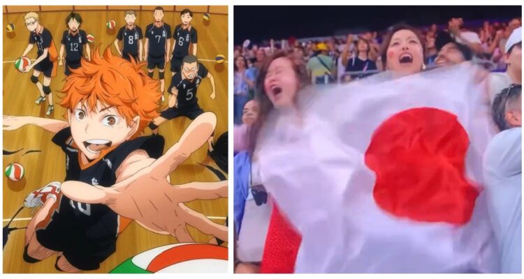 Un opening del animé “Haikyu!!” hizo una inesperada aparición cada vez que Japón marcaba contra Argentina en un partido de voleibol.