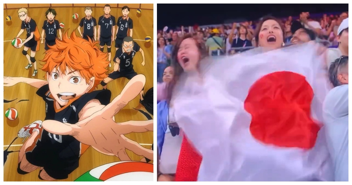 Un opening del animé “Haikyu!!” hizo una inesperada aparición cada vez que Japón marcaba contra Argentina en un partido de voleibol.
