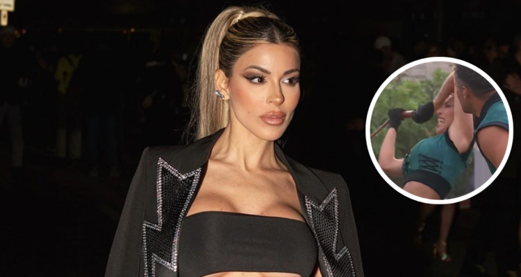 Oriana Marzoli en foto compartida en Instagram y en miniatura en referencia a accidente en reality