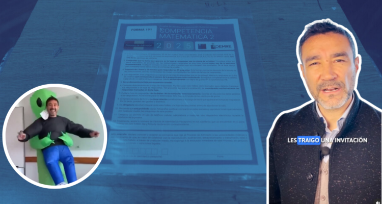 Profesor de “los puntajes nacionales” revela secretó pata alcanzar 1000 puntos en la PAES Matemáticas