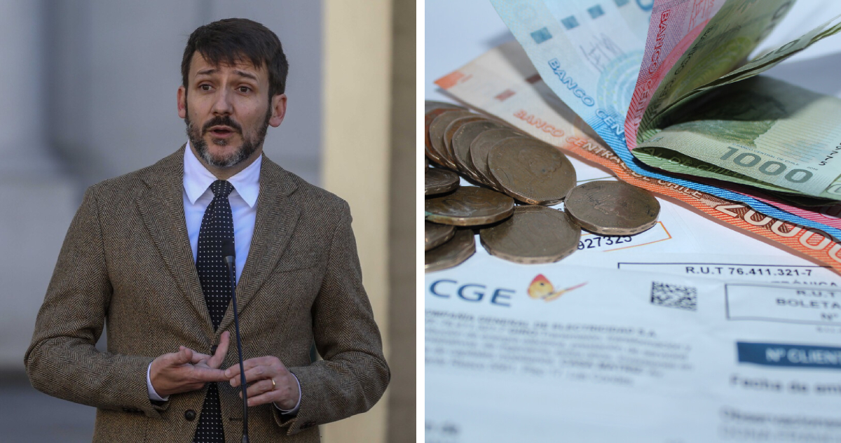 Diego Pardow, Ministro de Energía realiza un punto de prensa en el Palacio de La Moneda, para anunciar una iniciativa para triplicar la cobertura del subsidio eléctrico.
