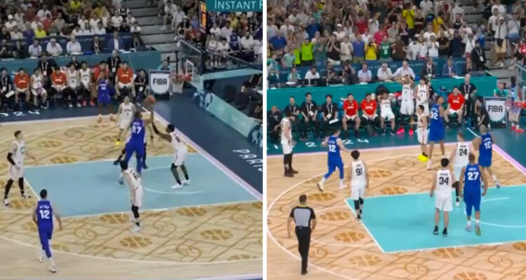 Francia derrotó a Japón en el baloncesto de París 2024.