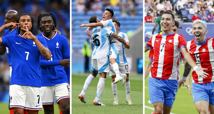 Quedaron definidos los cuartos de final del fútbol en París 2024.