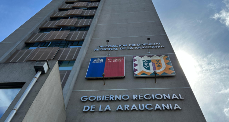 Fachada de GORE Araucanía por carta de Partido Social Cristiano