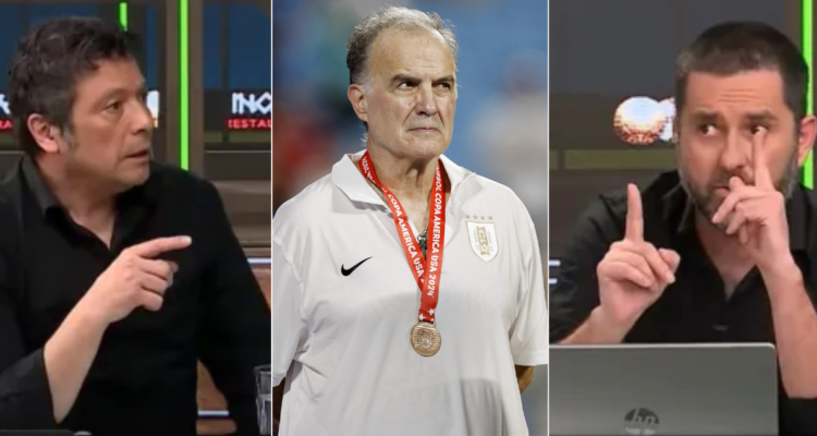 El tenso cruce en TV de periodistas chilenos tras recordar a Marcelo Bielsa en La Roja.