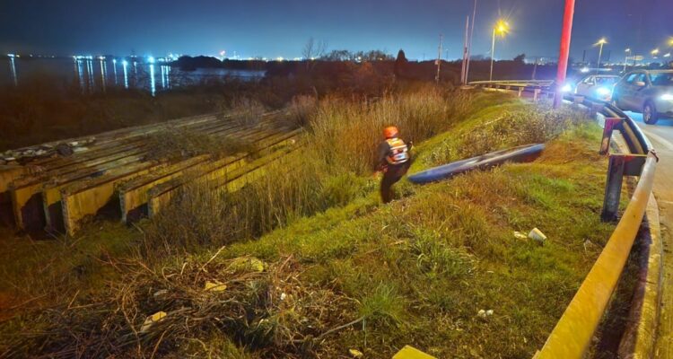 Hombre cae a las aguas del río Bío BÍO