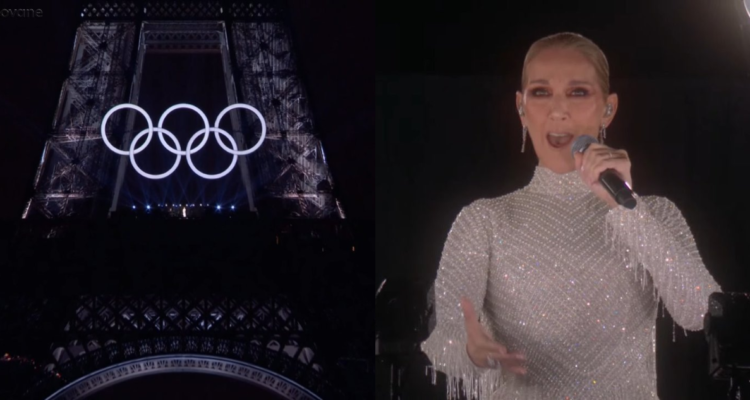 Céline Dion regresa a los escenarios con épica presentación en apertura de los JJ.OO de París 2024