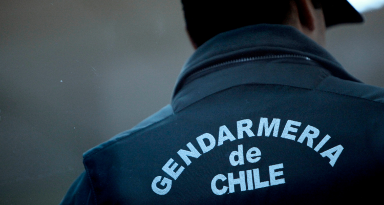 Imagen de gendarme por prisión preventiva en Angol
