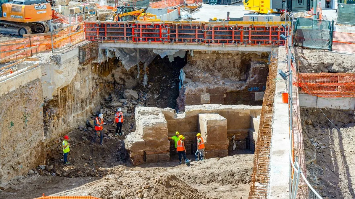 Encuentran restos de una propiedad del emperador Calígula durante excavación en Roma
