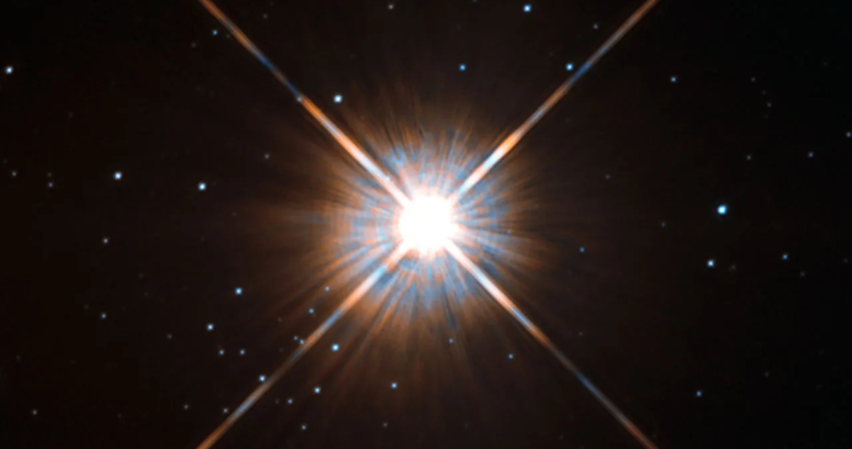 Estrella Próxima Centauri captada por el Hubble