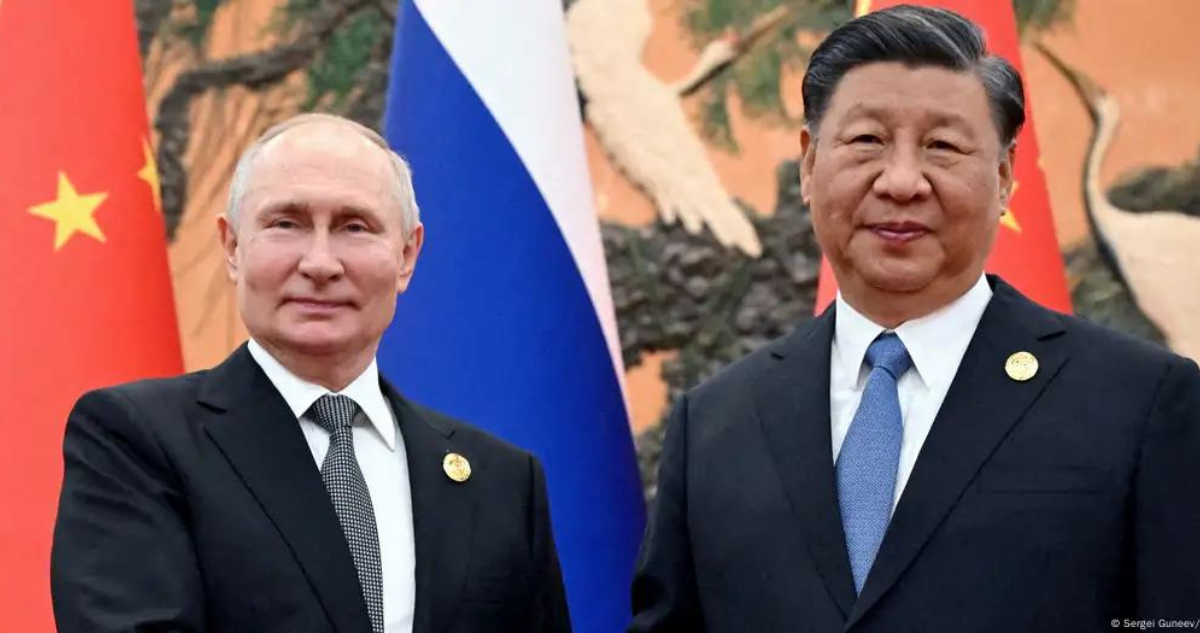Imagen de archivo de Vladimir Putin y Xi Jinping