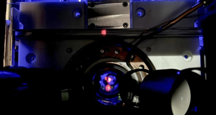 Trampa de átomos del reloj atómico más preciso del mundo