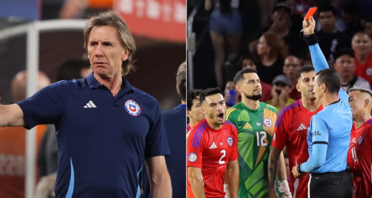 Ricardo Gareca arremetió contra Roldán y su cuestionable arbitraje contra La Roja.