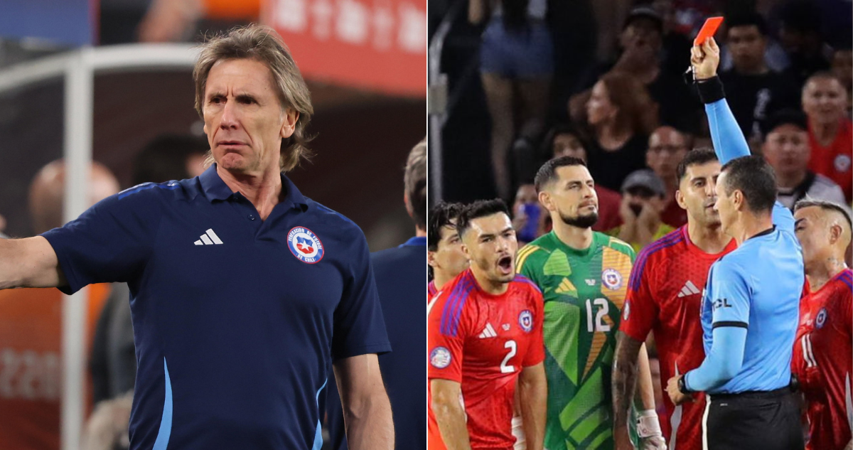 Ricardo Gareca arremetió contra Roldán y su cuestionable arbitraje contra La Roja.