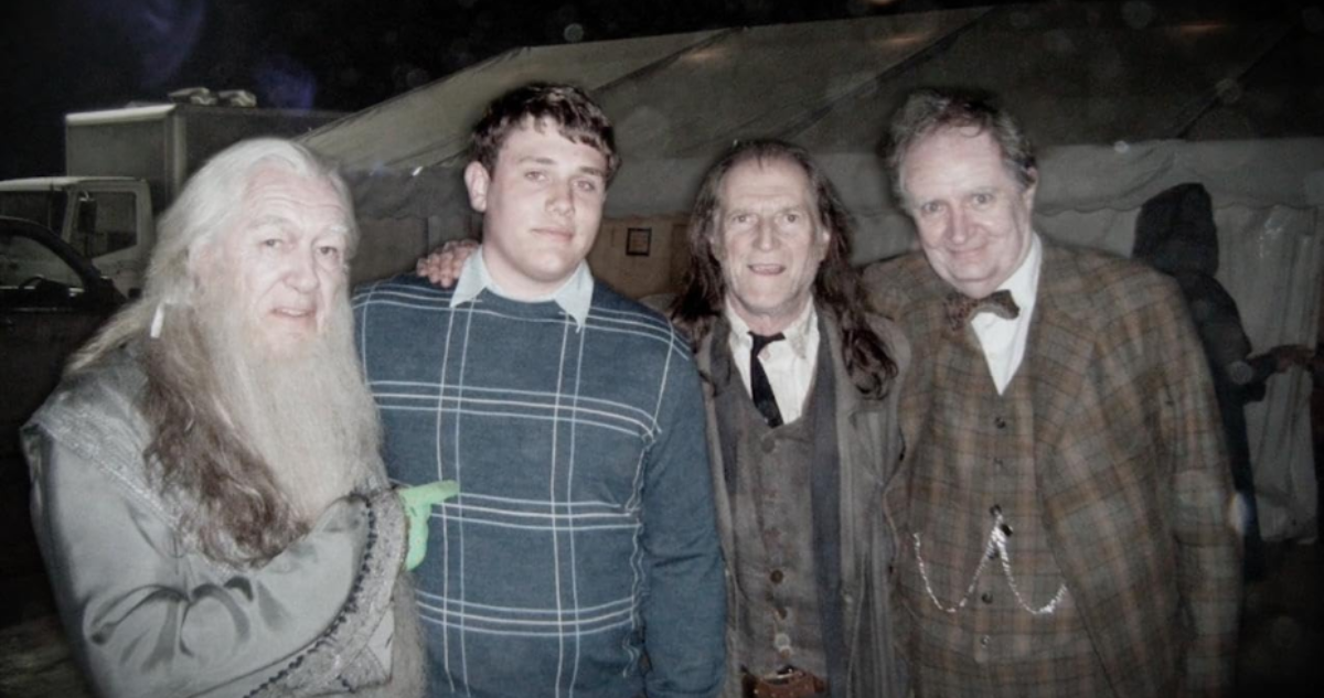 Rob Knox y actores de Harry Potter