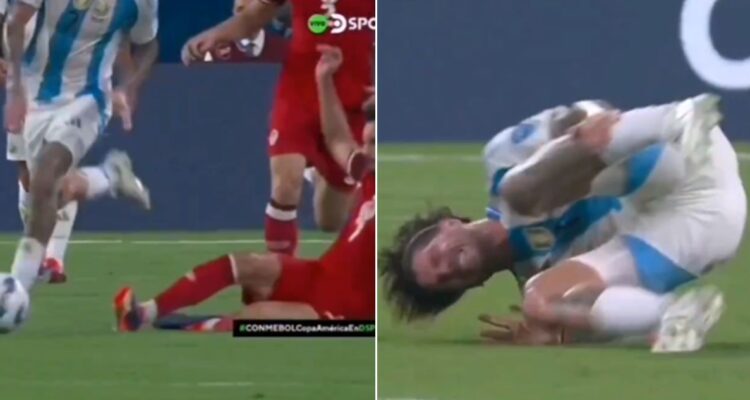 Rodrigo de Paul y una vergonzosa simulación en Copa América