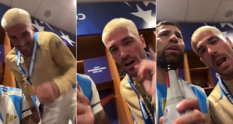 Los palazos de Rodrigo de Paul, de Argentina, tras coronarse bicampeón de América