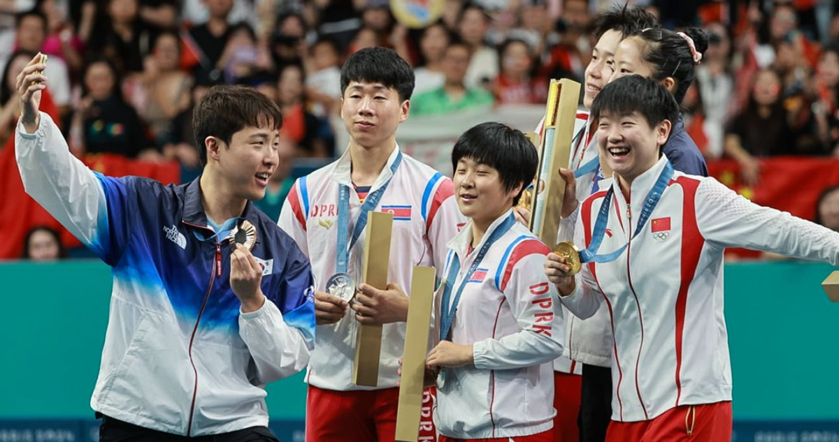 Un hito bilateral: la selfie que ‘unió’ a Corea del Norte y Corea del Sur en el podio de París 2024