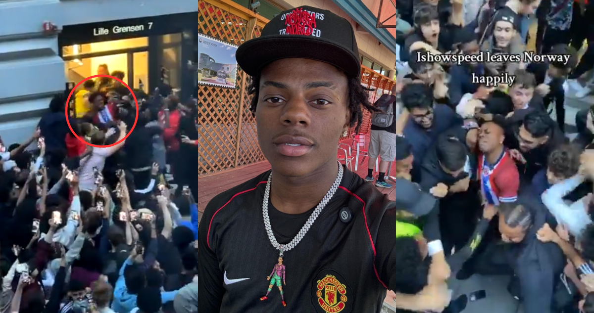 Youtuber Speed en su visita a Noruega