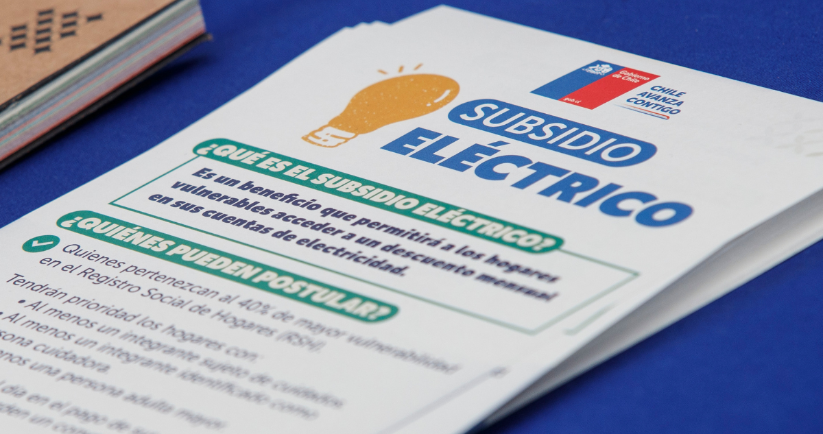Subsidio eléctrico en la región de Los Ríos