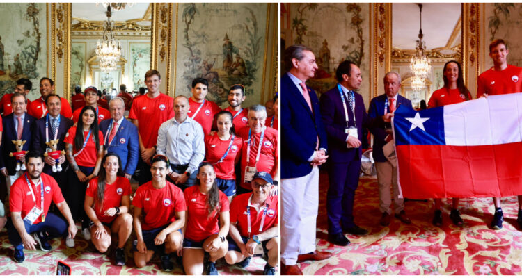 Team Chile París 2024 recibimiento